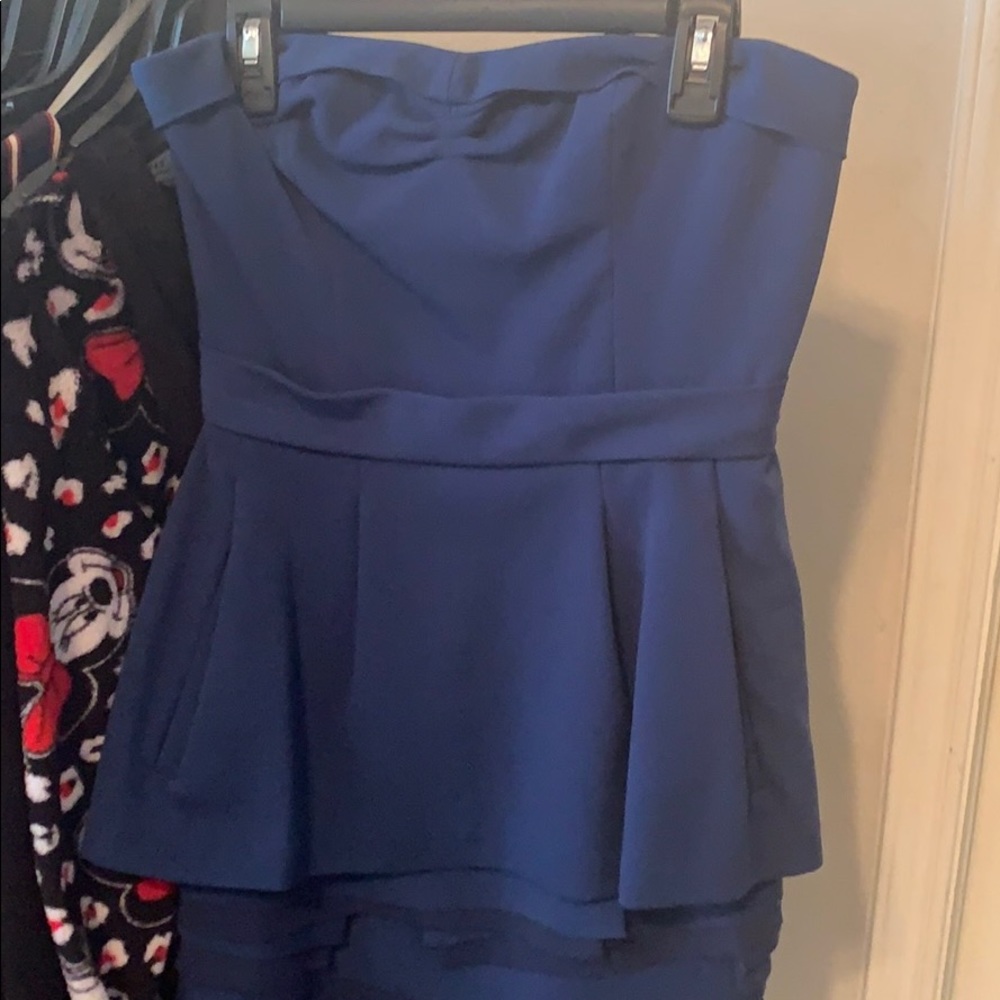 Short and classy BCBG strapless dress!
